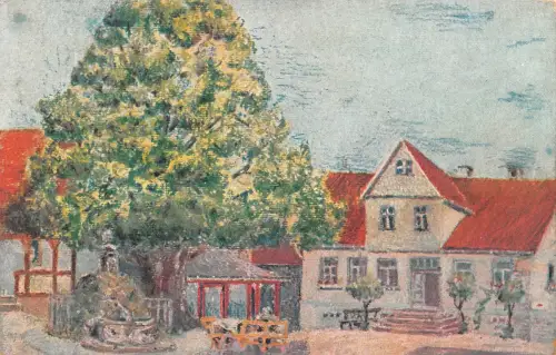 Neunkirchen i.O. Dorfflinde nach Gemälde ngl 191.683