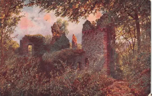 Rodenstein Ruine Künstlerkarte sign. H. Hoffmann ngl 191.685