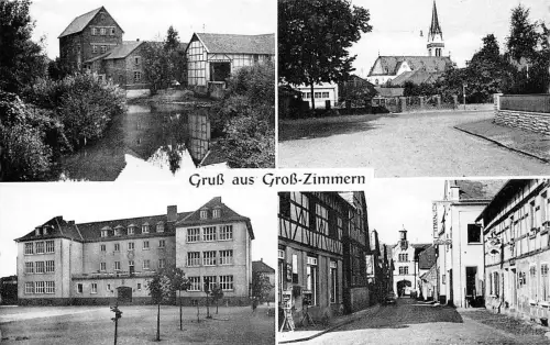 Groß-Zimmern Mehrbildkarte ngl 191.736
