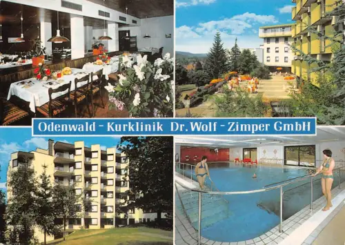 Bad König i. Odw. Mehrbildkarte Kurklinik gl1984 191.761