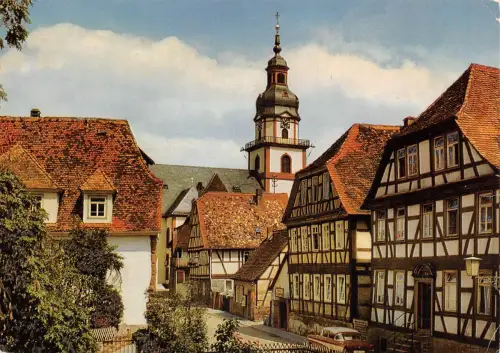Erbach i. Odw. Fachwerkhäuser im "Städtel" ngl 191.771