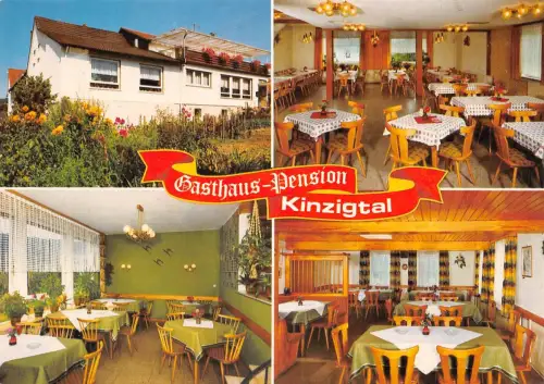 Bad König i. Odw. Mehrbildkarte Gasthaus Kinzigtal ngl 191.766