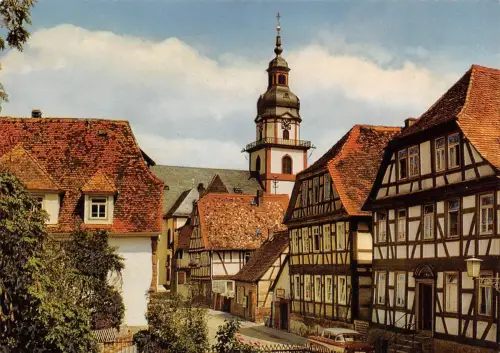 Erbach i. Odw. Fachwerkhäuser im "Städtel" ngl 191.770