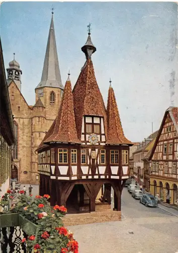 Michelstadt i. Odw. Marktplatz und Rathaus gl 191.808