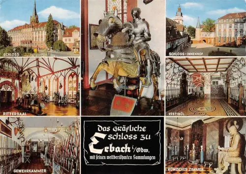 Erbach i. Odw. Mehrbildkarte Schloß ngl 191.801