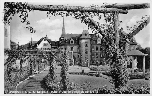 Bensheim a.d. B. Kurpark mit Institut St. Maria gl 191.869