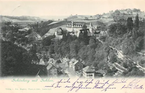 Schönberg i. Odw. mit Schloß gl1900 191.877