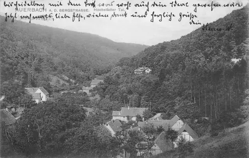 Auerbach a.d. Bergstraße Hochstädter Tal gl1909 191.879