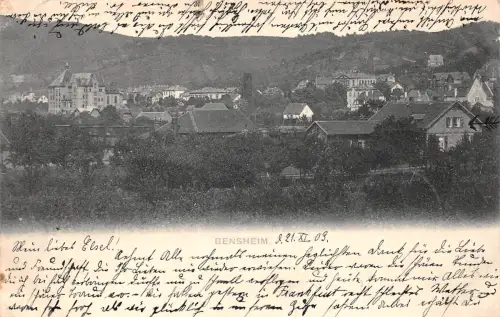 Bensheim a.d. B. Panorama gl1903 191.881
