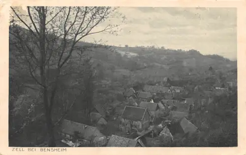 Zell bei Bensheim Panorama gl1929 191.884