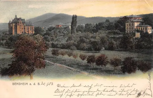 Bensheim a.d. B. Panorama gl1902 191.882