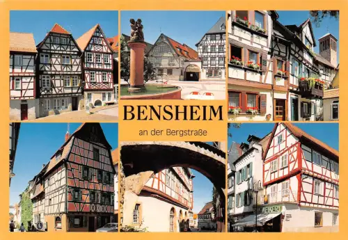 Bensheim a.d. B. Mehrbildkarte ngl 191.910