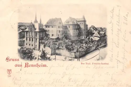 Bensheim a.d. B. Engl. Fräulein-Institut gl1899 191.880