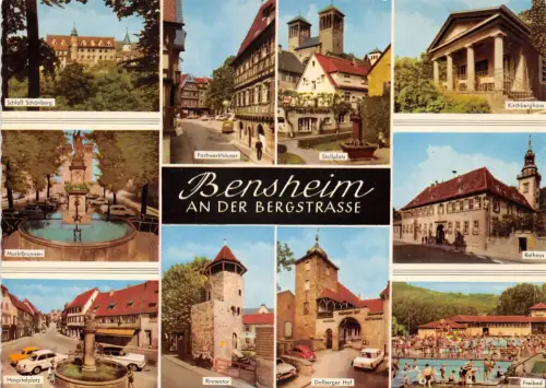Bensheim a.d. B. Mehrbildkarte ngl 191.911