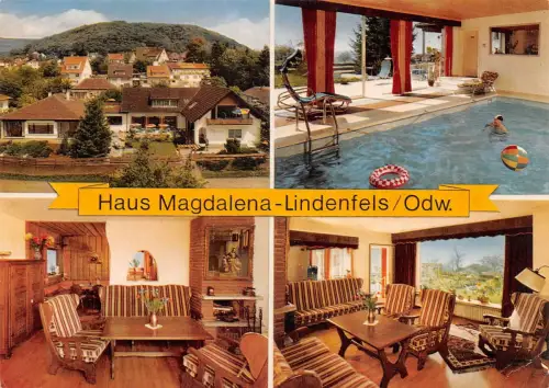 Lindenfels Mehrbildkarte Haus Magdalena ngl 191.943
