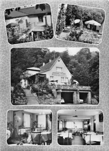 Lindenfels Mehrbildkarte Kaffee Waldschlößchen gl1963 191.952