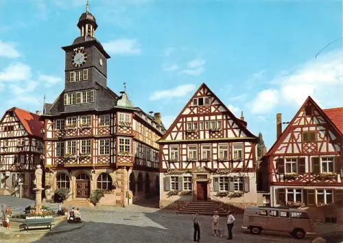 Heppenheim a.d.B. Marktplatz mit Rathaus ngl 191.973