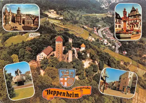 Heppenheim a.d.B. Mehrbildkarte gl1973 191.983
