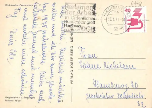 Heppenheim a.d.B. Rathaus gl1975 191.979