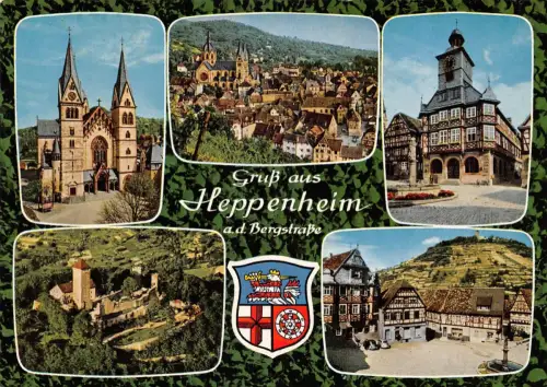 Heppenheim a.d.B. Mehrbildkarte ngl 191.985