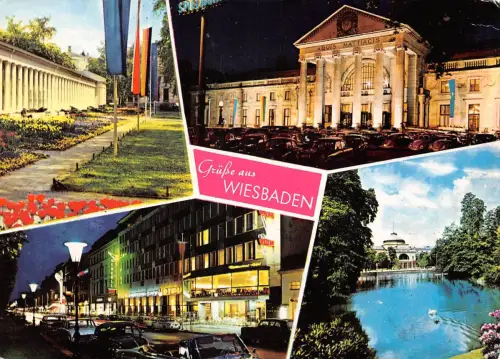 Wiesbaden Mehrbildkarte ngl 192.045