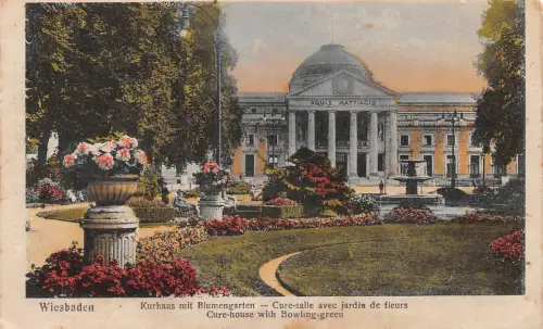 Wiesbaden Kurhaus mit Blumengarten ngl 192.058
