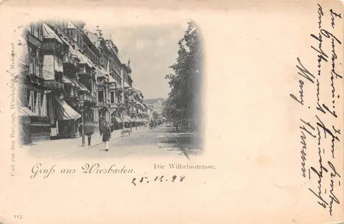 Wiesbaden Die Wilhelmstraße gl1898 192.082