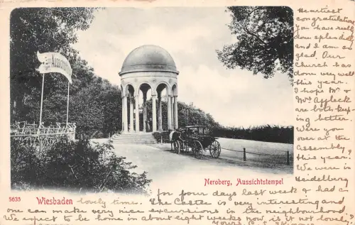 Wiesbaden Neroberg Aussichtstempel gl1904 192.086