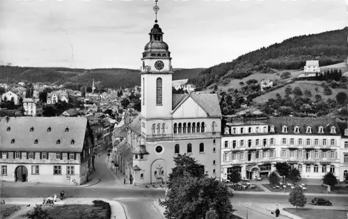 Bad Schwalbach i.T. Teilansicht gl1960 192.124