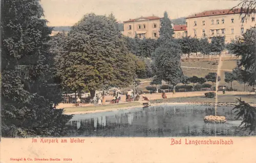 Bad Langenschwalbach i.T. Im Kurpark am Weiher ngl 192.129
