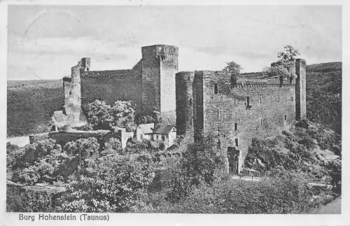 Burg Hohenstein bei Wiesbaden Panorama gl1929 192.141