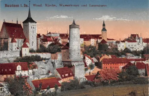 Bautzen Wendische Kirche und Fischerpforte ngl 192.171