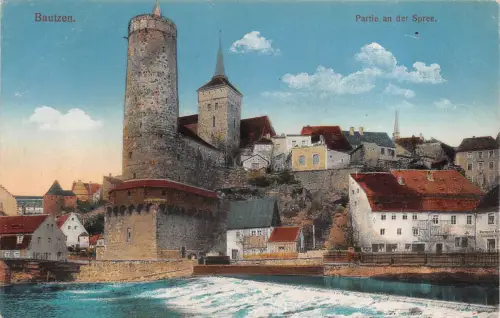 Bautzen Partie an der Spree ngl 192.179