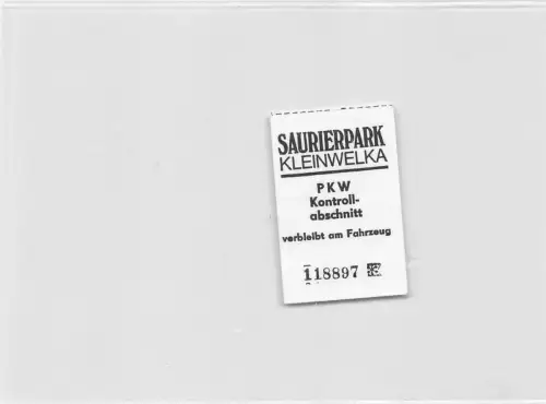 Großwelka Sauriergarten Parkkarte ngl 192.232