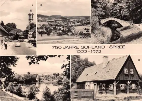 Sohland (Spree) Mehrbildkarte 750Jahre gl1972 192.270