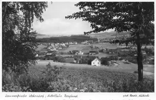 Wehrsdorf i.Sa. Panorama gl1940 192.275