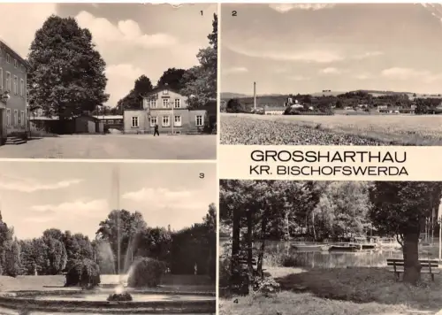 Grossharthau Mehrbildkarte gl1976 192.307