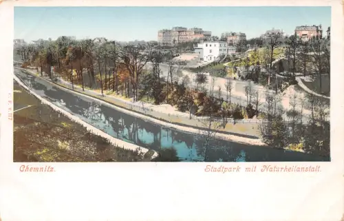 Chemnitz Stadtpark mit Naturheilanstalt ngl 192.350