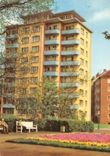 Karl-Marx-Stadt Hochhaus am Schloßteich gl1962 192.381