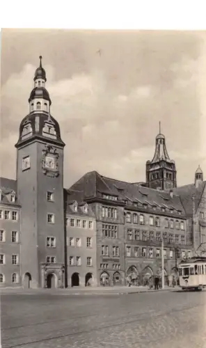 Karl-Marx-Stadt Markt mit Rathaus gl1958 192.400