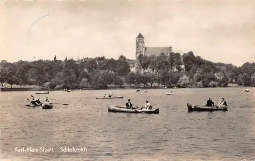 Karl-Marx-Stadt Schloßteich gl1959 192.391