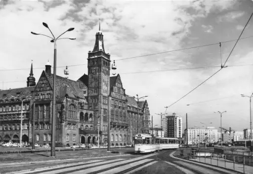 Karl-Marx-Stadt Markt Blick zum Rathaus ngl 192.401