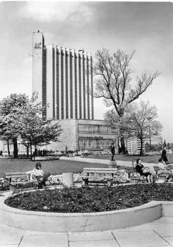 Karl-Marx-Stadt Stadthalle mit Interhotel ngl 192.402