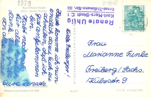 Karl-Marx-Stadt HOG Roter Turm gl 192.388