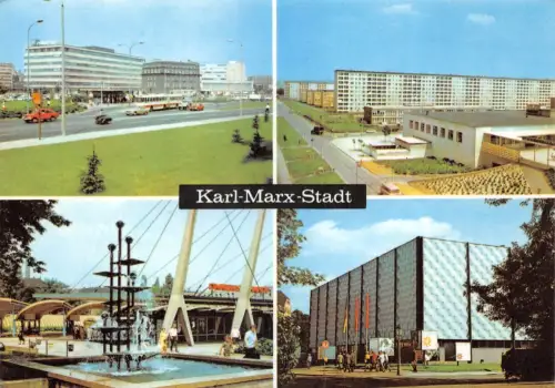Karl-Marx-Stadt Mehrbildkarte gl1975 192.424