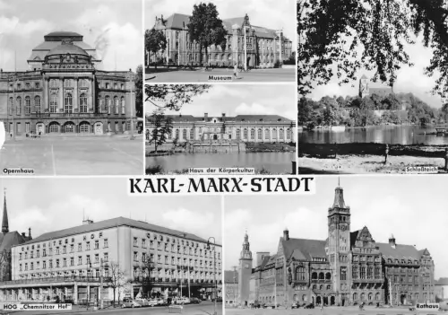 Karl-Marx-Stadt Mehrbildkarte gl1965 192.422
