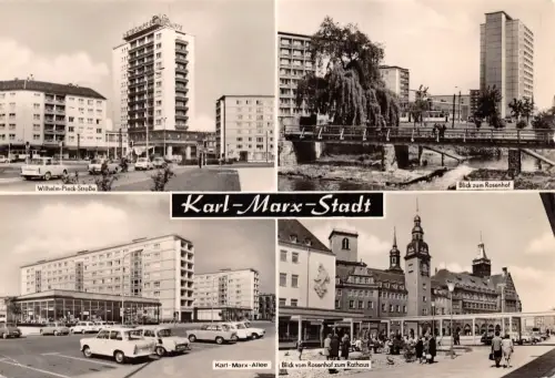 Karl-Marx-Stadt Mehrbildkarte gl1973 192.427