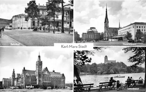 Karl-Marx-Stadt Mehrbildkarte gl1959 192.430