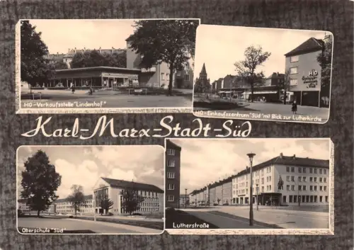 Karl-Marx-Stadt Mehrbildkarte gl1965 192.431