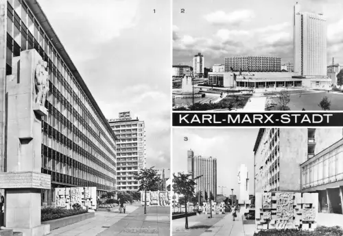 Karl-Marx-Stadt Mehrbildkarte ngl 192.448